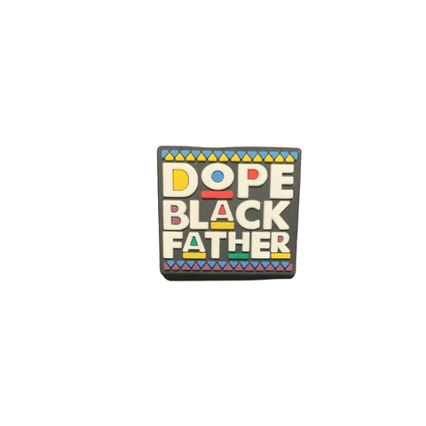 Dope Black Father Croc Charm